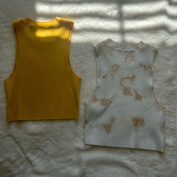 Aerie high-neck ribbed tank tops size Medium - Picture 2 of 2